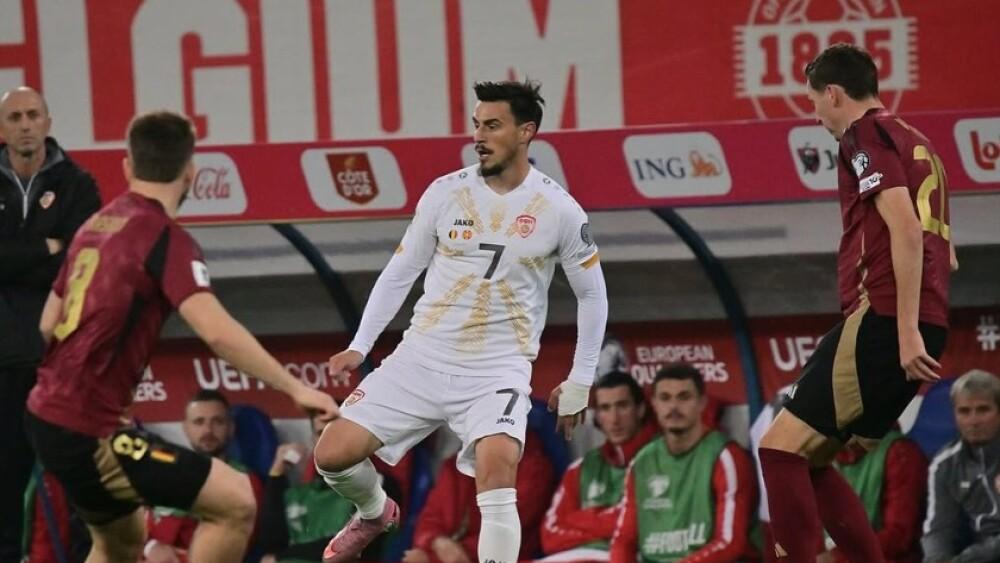 Macedônia do Norte x Bélgica, pelas Eliminatórias Europeias