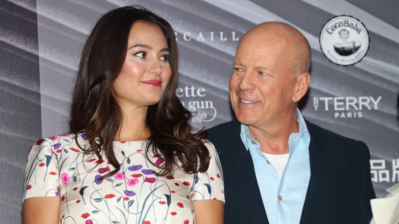 Emma Heming e Bruce Willis em 2019