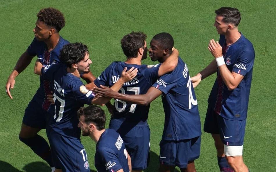 PSG em ação no campo