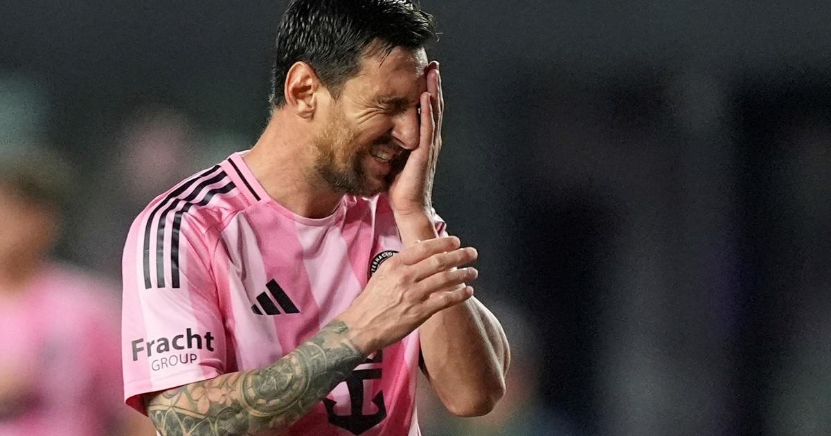 Inter Miami com Messi jogando contra Atlanta United, pela MLS