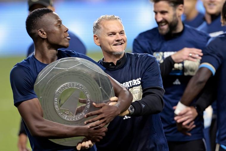 Bradley Carnell, treinador do Philadelphia Union, em sua primeira participação nos playoffs desde 2023.