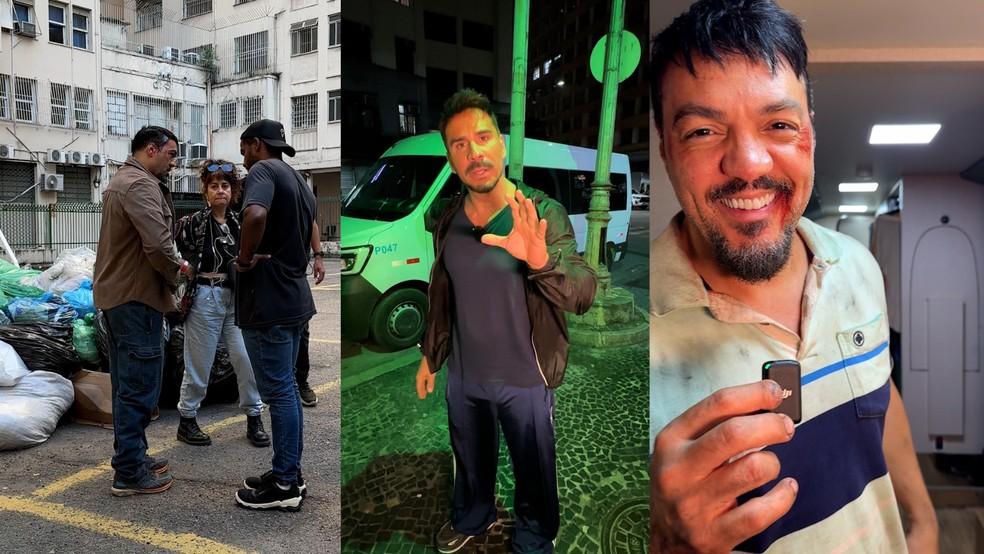 Belo e Julio Rocha mostram os bastidores de acidente de Misael em vídeo exclusivo