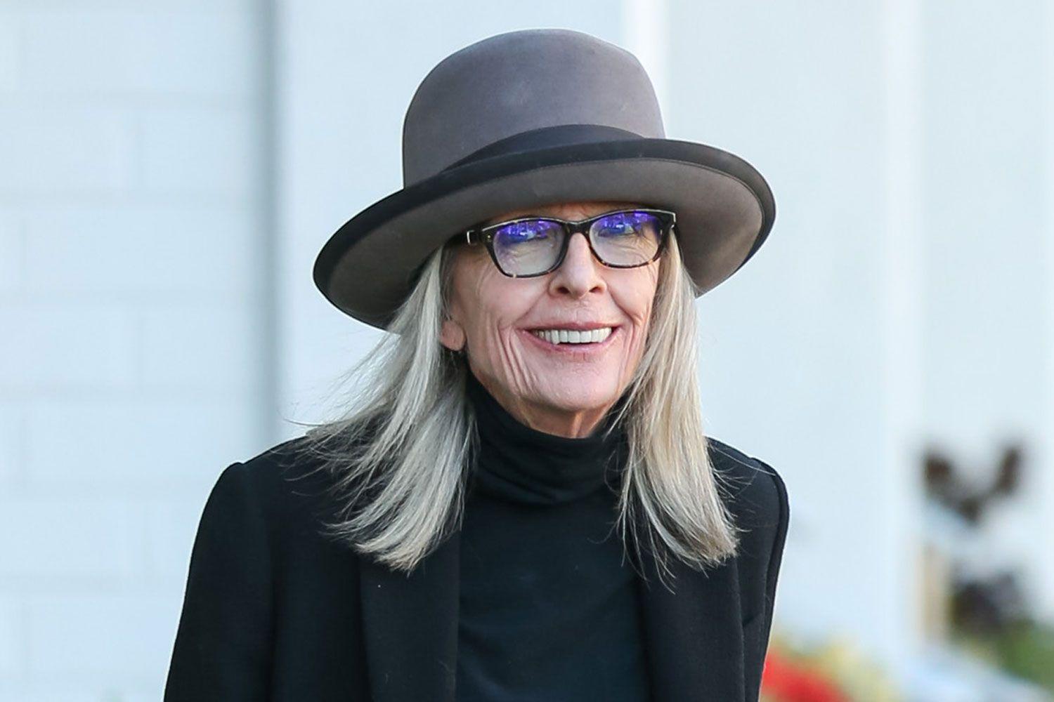 Diane Keaton em agosto de 2024, em Los Angeles, Califórnia.