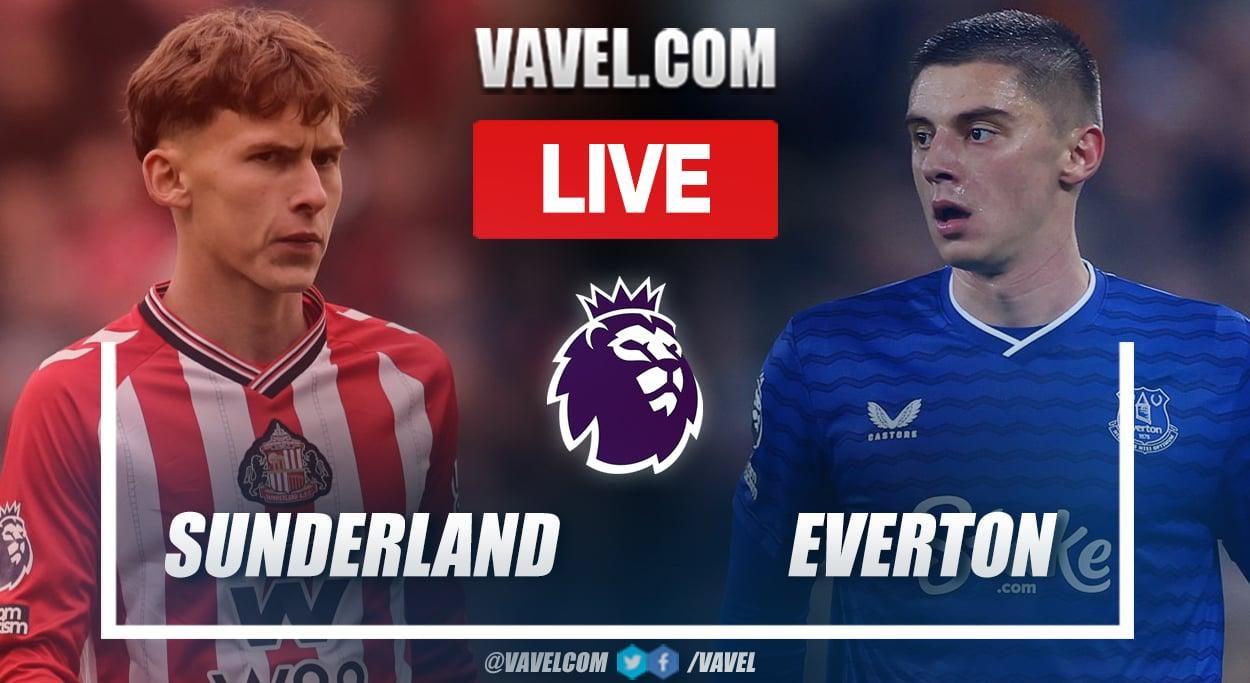 Sunderland vs Everton LIVE Score Updates in Premier League Match