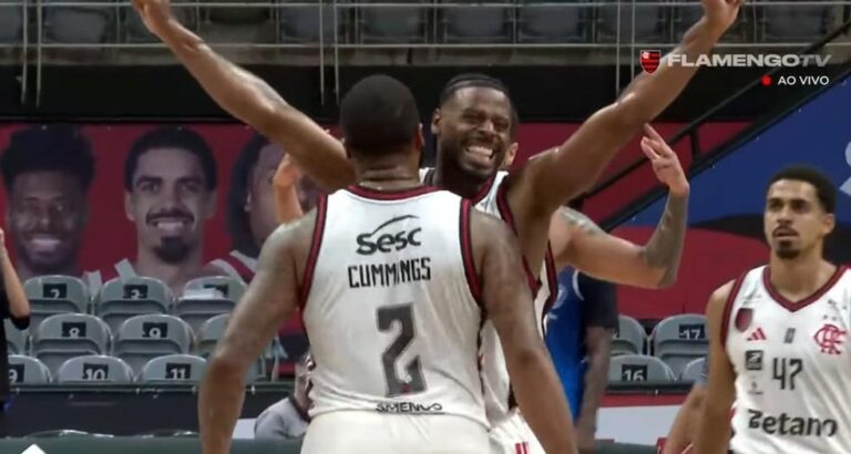 Flamengo se reabilita e mantém liderança após vitória sobre o Rio Claro no NBB