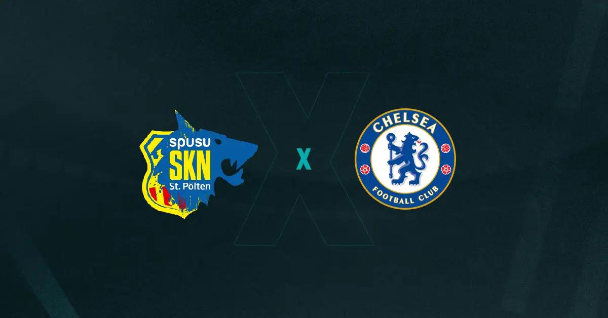 Escudos de St. Pölten e Chelsea