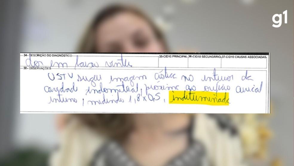 Prontuário médico de Damaris Vitória Kremer da Rosa