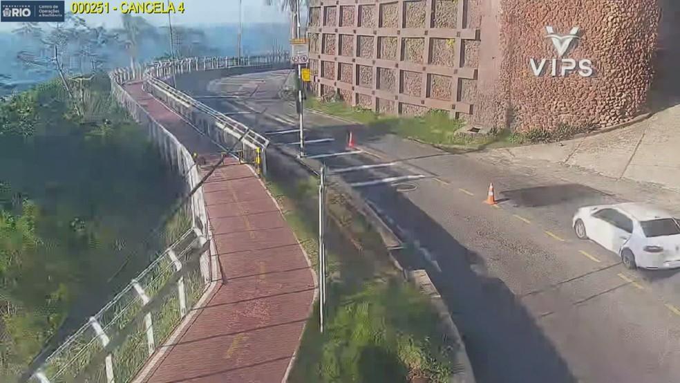 Ciclovia Tim Maia foi fechada por precaução, após aviso de ressaca da Marinha