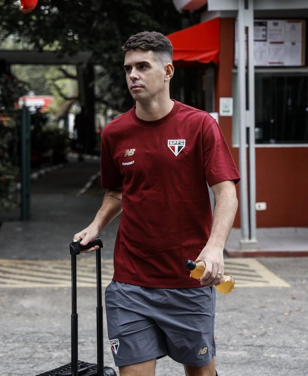 Oscar em viagem do São Paulo a Fortaleza