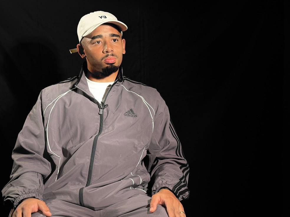 Gabriel Jesus, atacante do Arsenal, em entrevista ao Abre Aspas