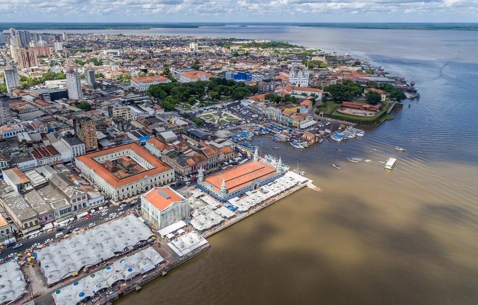 Visão aérea de Belém