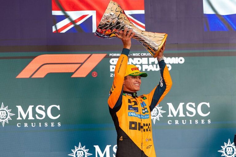 Lando Norris brilha e encaminha título no GP de São Paulo de F1