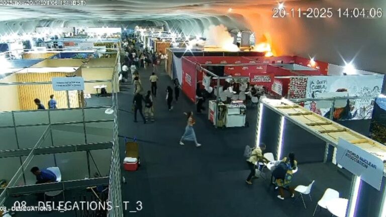 INCÊNDIO NA COP30: SEIS PESSOAS INTERNADAS E CLIMA DE INSEGURANÇA NO EVENTO