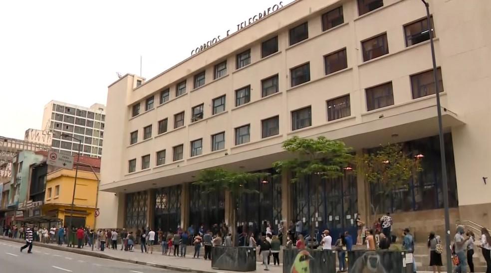 Agência de correio da Glicério, centro de Campinas (SP).