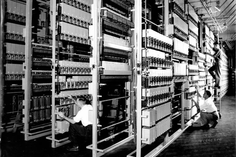 Cotidiano da telefonia brasileira no passado