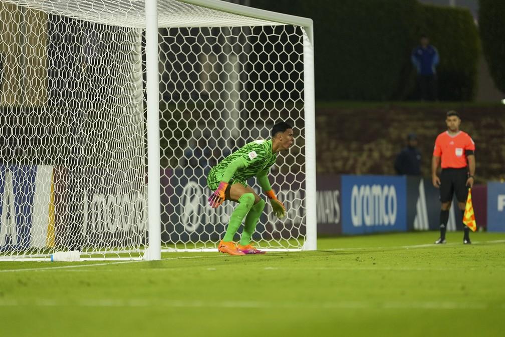 João Pedro, goleiro da seleção Sub-17 do Brasil