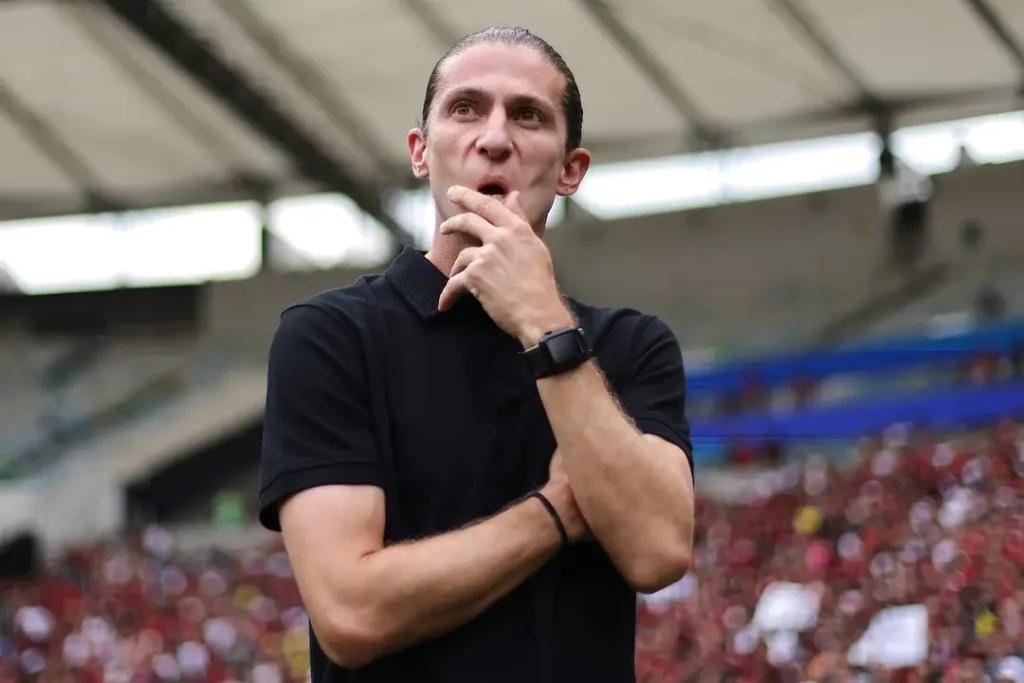 Filipe Luís, técnico do Flamengo.