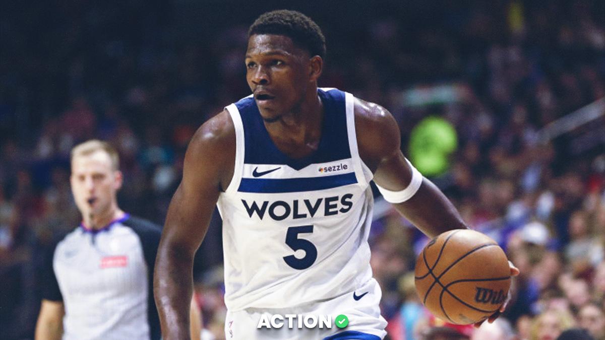 Timberwolves e Suns se enfrentando em previsão de jogo para a NBA