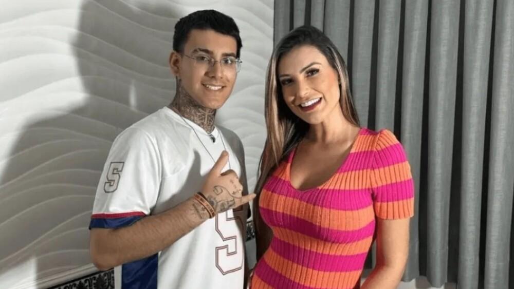 Arthur Urach e sua mãe Andressa Urach