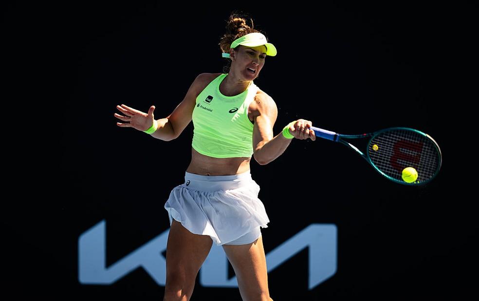 Bia Haddad em ação no Australian Open 2026