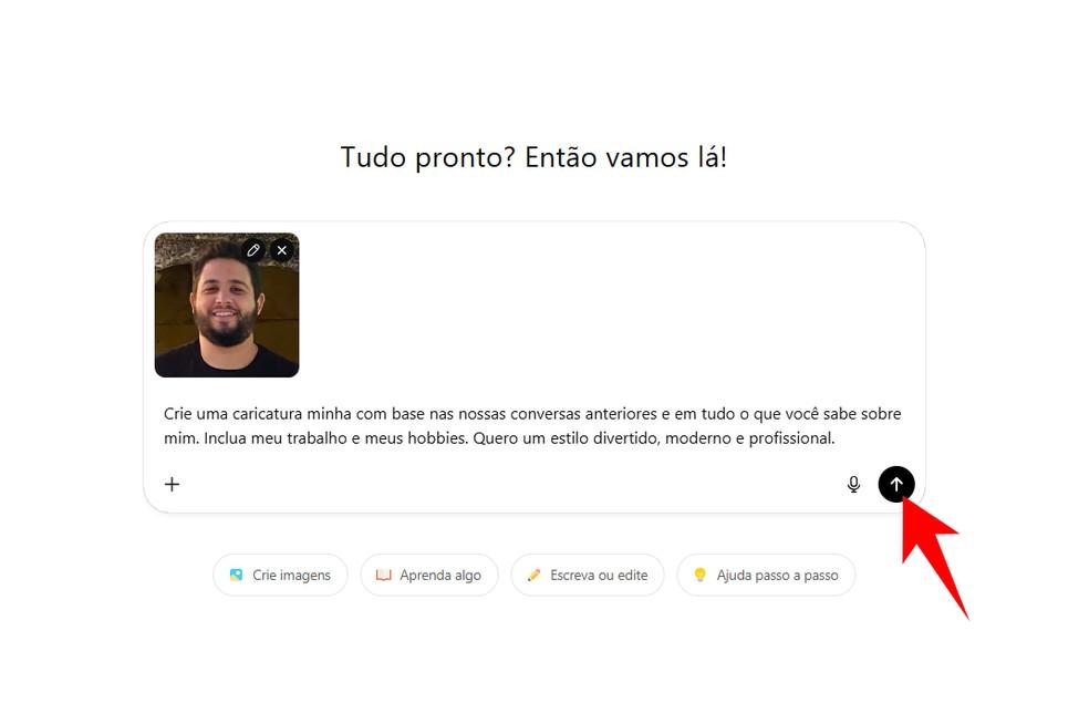 Usuário pode fazer caricatura com IA usando foto própria no ChatGPT