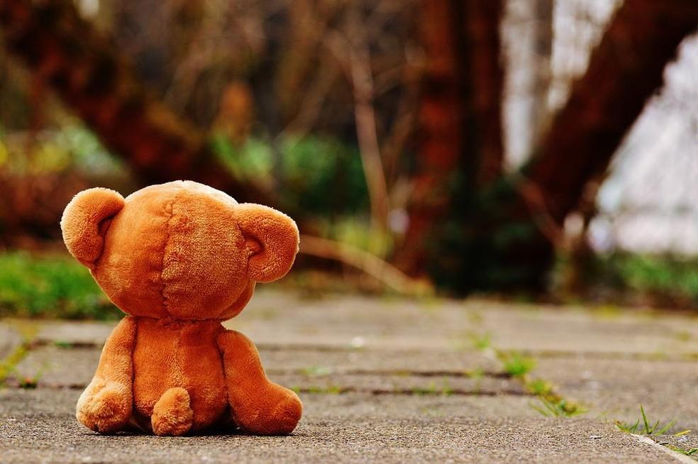 Urso de pelúcia, brinquedo infantil