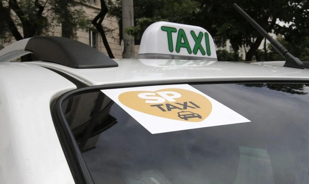 Taxi da cidade de São Paulo
