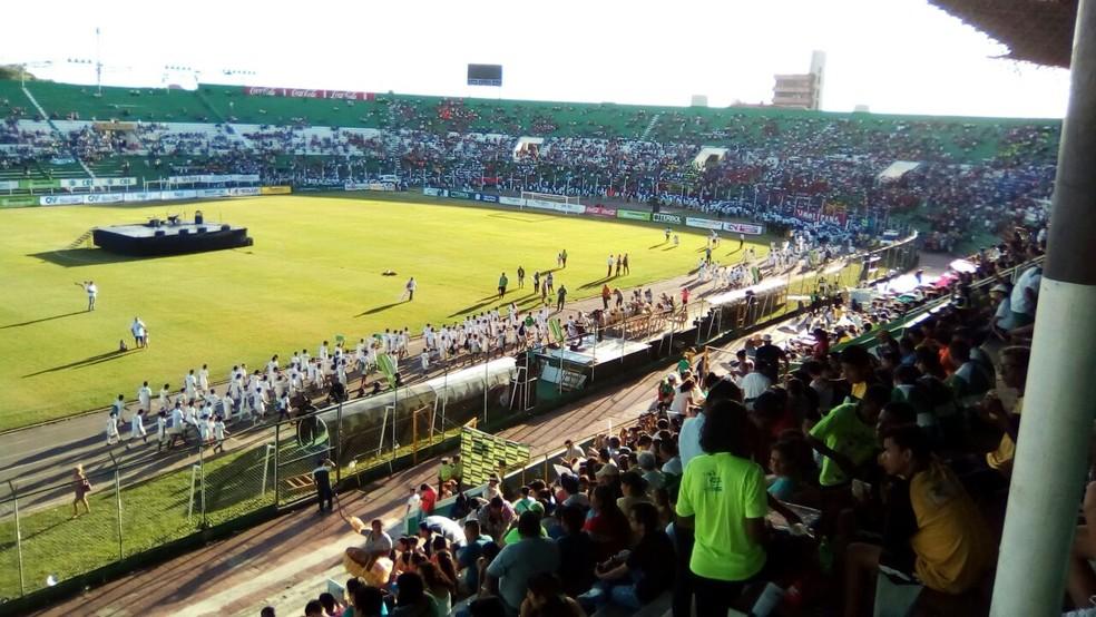 Estádio Ramon Tahuichi Aguilera, em Santa Cruz de la Sierra.