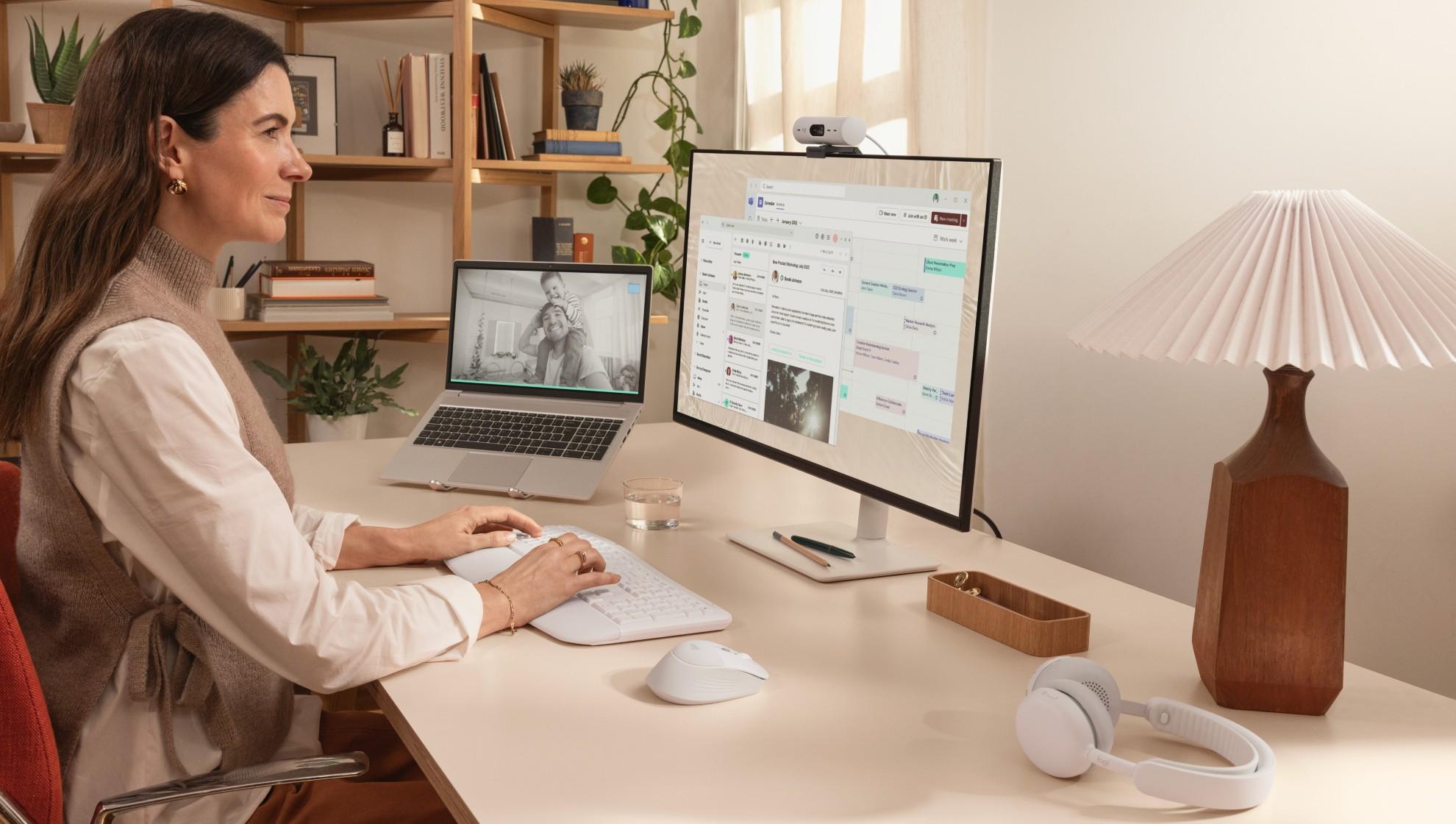 Nova linha Signature Comfort Plus da Logitech promete conforto para os longos dias de trabalho.