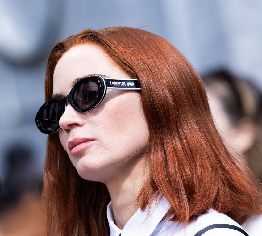 Emily Blunt nas gravações de 'O Diabo Veste Prada 2'