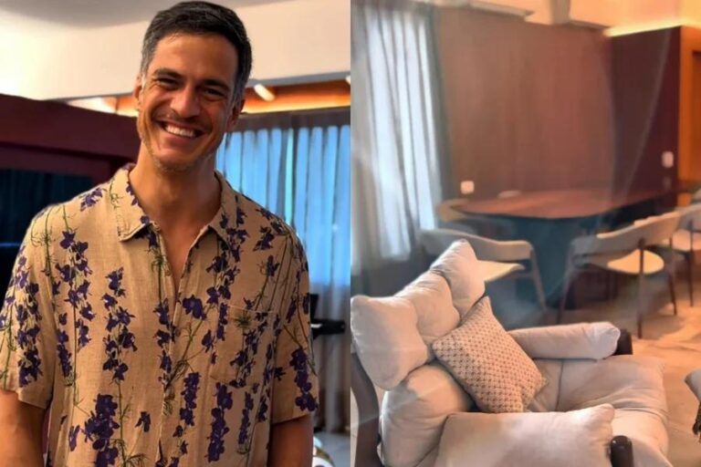 Mateus Solano compartilha detalhes de seu novo apartamento após separação
