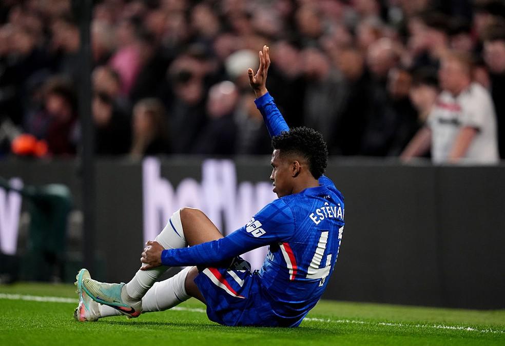 Estêvão se lesionou durante jogo do Chelsea pela Premier League