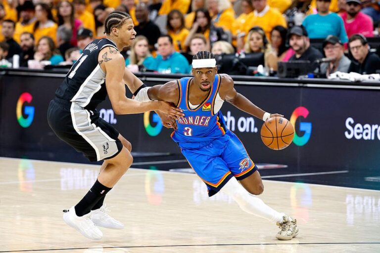 Oklahoma City Thunder vence San Antonio Spurs e abre 2 a 1 na final da Conferência Oeste da NBA
