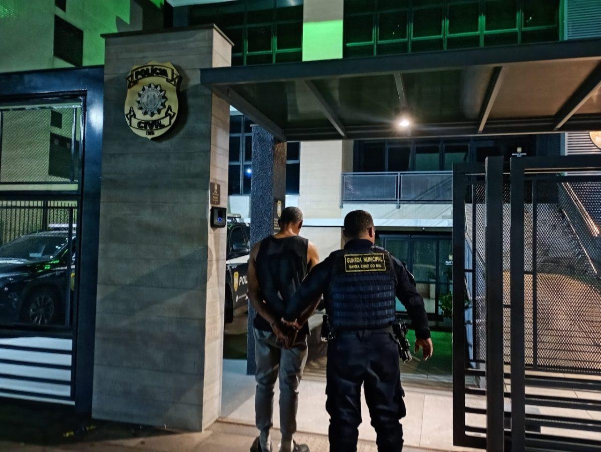 Guarda Municipal prende suspeito de tentativa de homicídio após briga generalizada em Santa Cruz