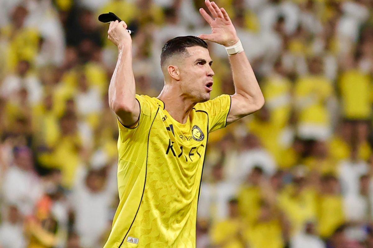 Cristiano Ronaldo durante partida pelo Al-Nassr