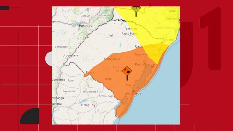 Previsão de vendaval e tempestade para sexta-feira no RS
