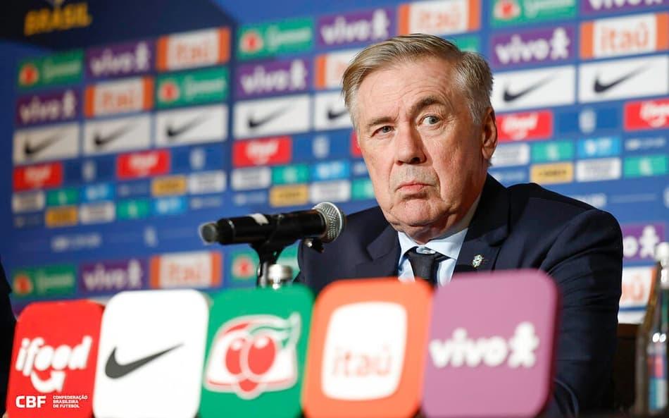 Carlo Ancelotti está em pré-lista da Seleção