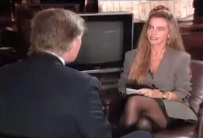 Bruna Lombardi recorda pergunta surpreendente feita a Donald Trump antes da presidência