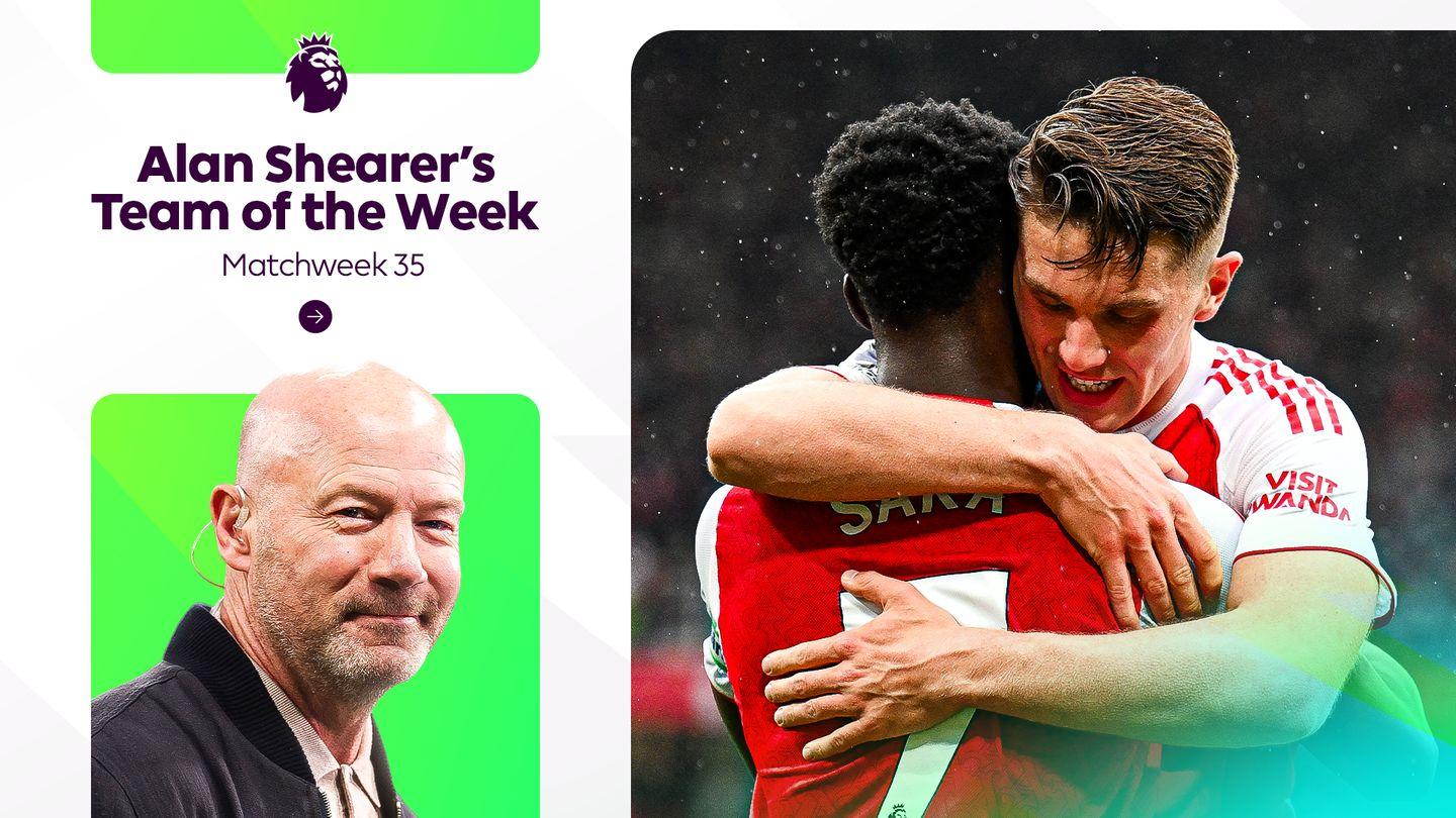 Alan Shearer's Team of the Week with Viktor Gyokeres and Bukayo Saka