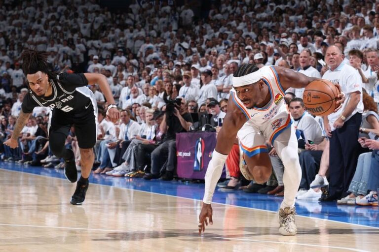 Oklahoma City Thunder vence San Antonio Spurs e fica a uma vitória da final da NBA