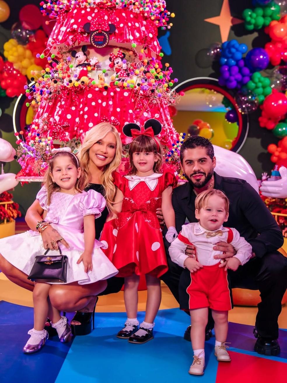 Virginia Fonseca e Zé Felipe celebraram 5 anos da filha Maria Alice