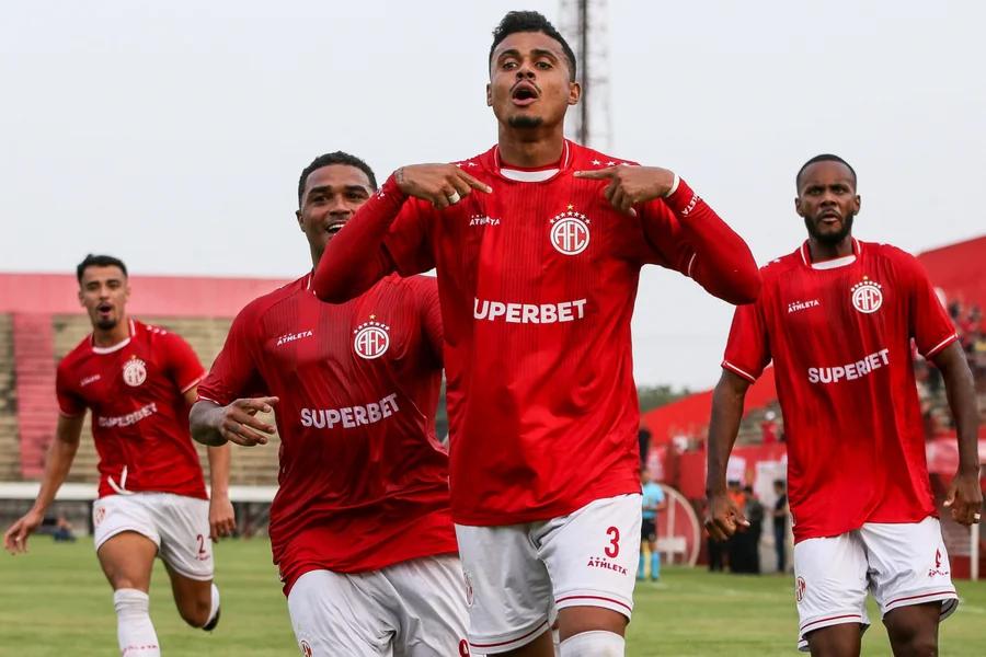 América-RJ em ação na Série D do Brasileirão