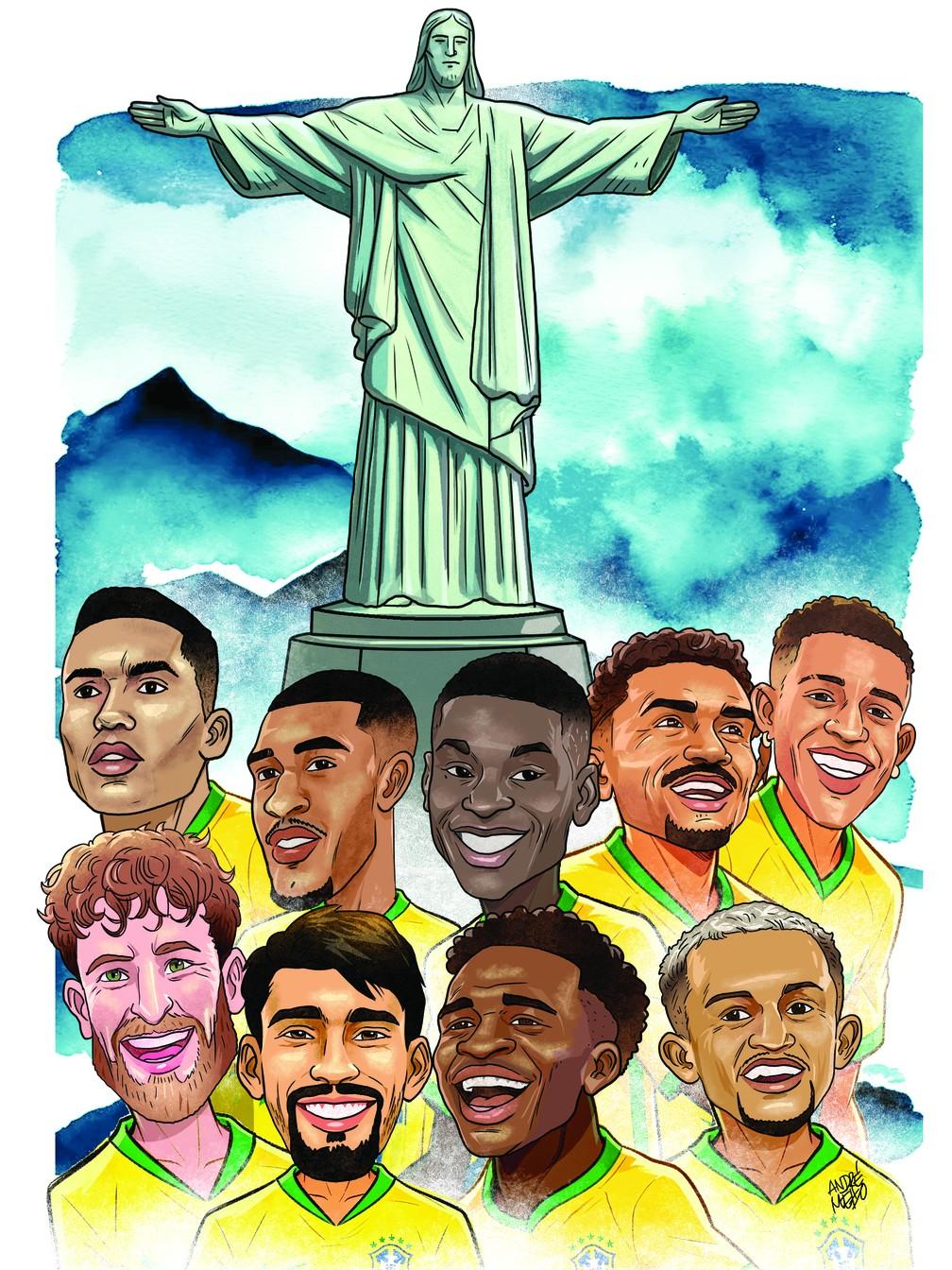 Os representantes do futebol do Rio na seleção brasileira