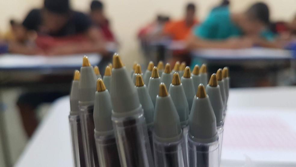 Aplicação das provas do Exame Nacional do Ensino Médio (Enem) para os internos do Iapen, no Amapá
