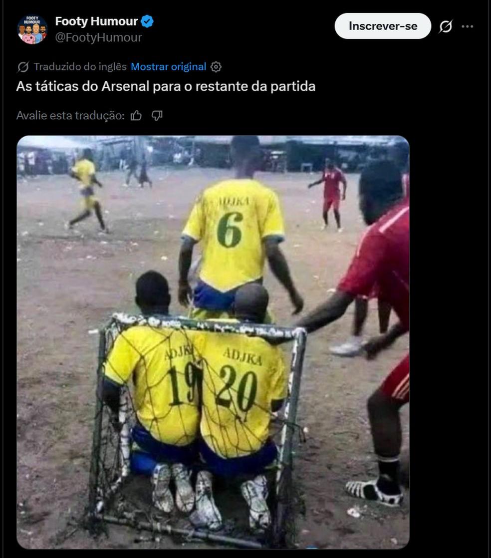 PSG x Arsenal - memes