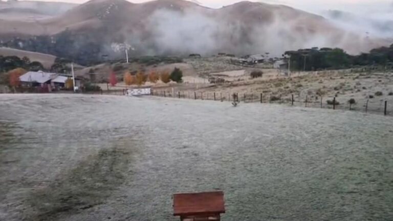 Rio Grande do Sul tem amanhecer gelado e previsão de geadas para o fim de semana