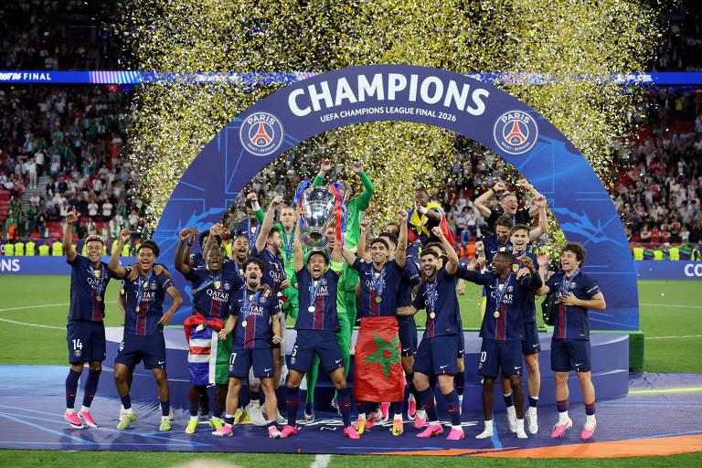 PSG conquista sua segunda Champions League e Marquinhos empata com Daniel Alves em títulos
