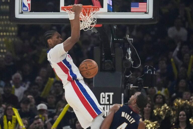 Ausar Thompson e o polêmico jogo do Detroit Pistons contra o Cleveland Cavaliers