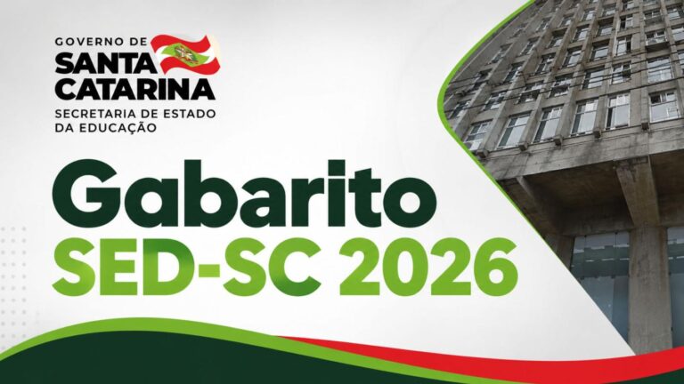 Gabarito do Concurso da SED-SC 2026 Já Está Disponível; Veja Resultados e Datas Importantes