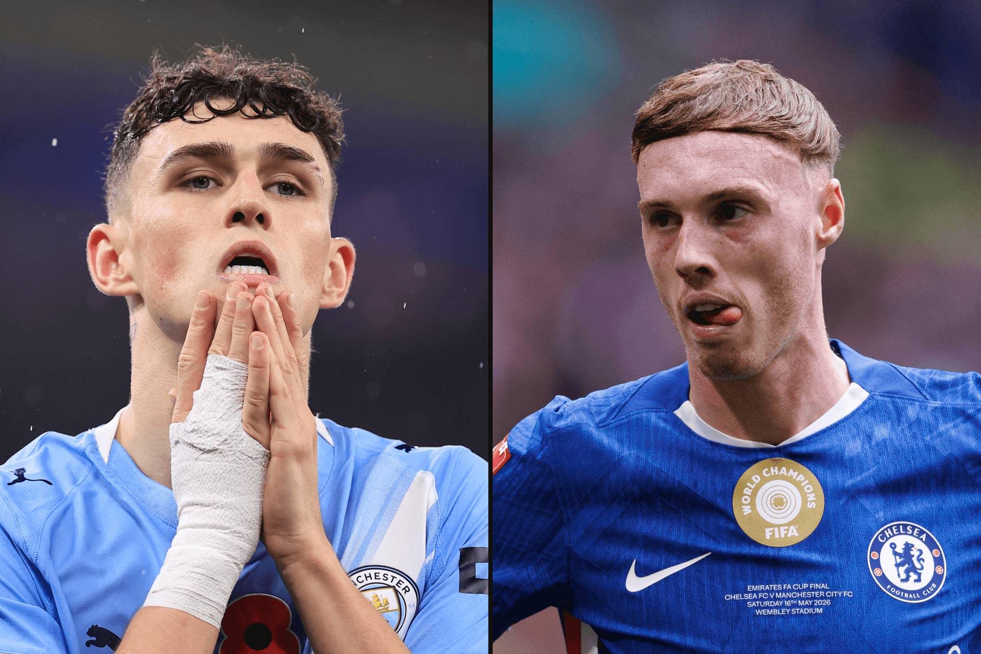 Phil Foden e Cole Palmer